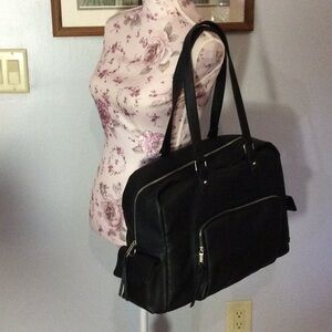 Black Overnight Travel Bag